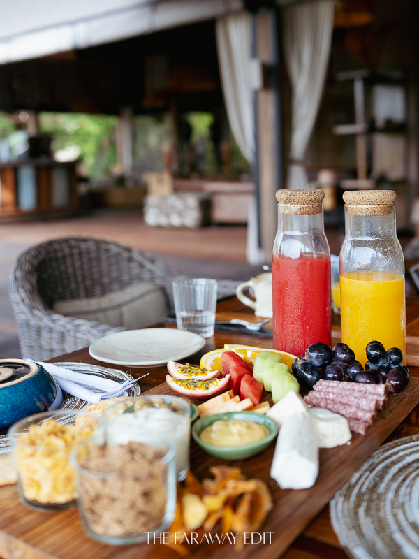 Atzaró Okavango breakfast